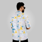 Trendy Modern Flower Style Casual Shirt for Men