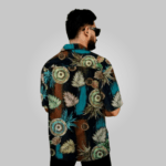 Trendy Modern Flower Style Casual Shirt for Men
