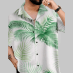 Trendy Modern Flower Style Casual Shirt for Men