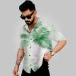 Trendy Modern Flower Style Casual Shirt for Men