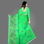Elegant Crepe Saree for Women with Blouse Piece