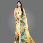 Elegant Crepe Saree for Women with Blouse Piece