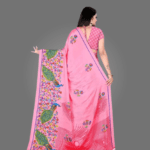 Elegant Crepe Saree for Women with Blouse Piece