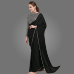 Trendy Vichitra Silk Saree for Women with Satin Embellished Blouse