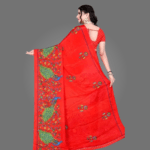 Elegant Crepe Saree for Women with Blouse Piece