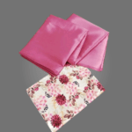 Elegant Satin Silk Saree for Women with Printed Blouse