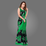 Elegant Printed Georgette Saree for Women with Blouse Piece