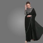 Trendy Vichitra Silk Saree for Women with Satin Embellished Blouse
