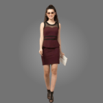 Chic Sleeveless Cotton Blend Bodycon Dress for Women