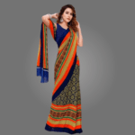 Elegant Printed Georgette Saree for Women with Blouse Piece