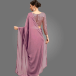 Elegant Satin Silk Saree for Women with Zari Woven Dupion Silk Blouse