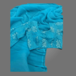 Elegant Georgette Saree with Embroidered Blouse for Women