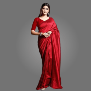 Fancy Georgette Saree for Women with Unstitched Blouse