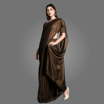 Fancy Georgette Saree for Women with Unstitched Blouse